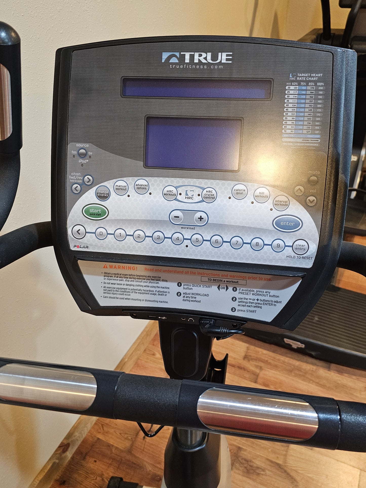 True Fitness Upright Bike