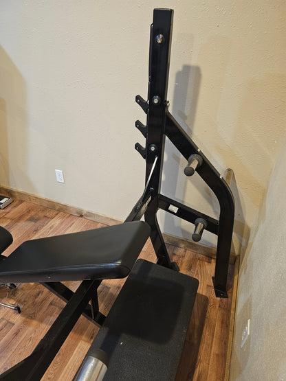 Hammer Strength Incline Olympic Bench