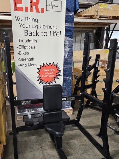Hammer Strength Military Press Olympic Bench