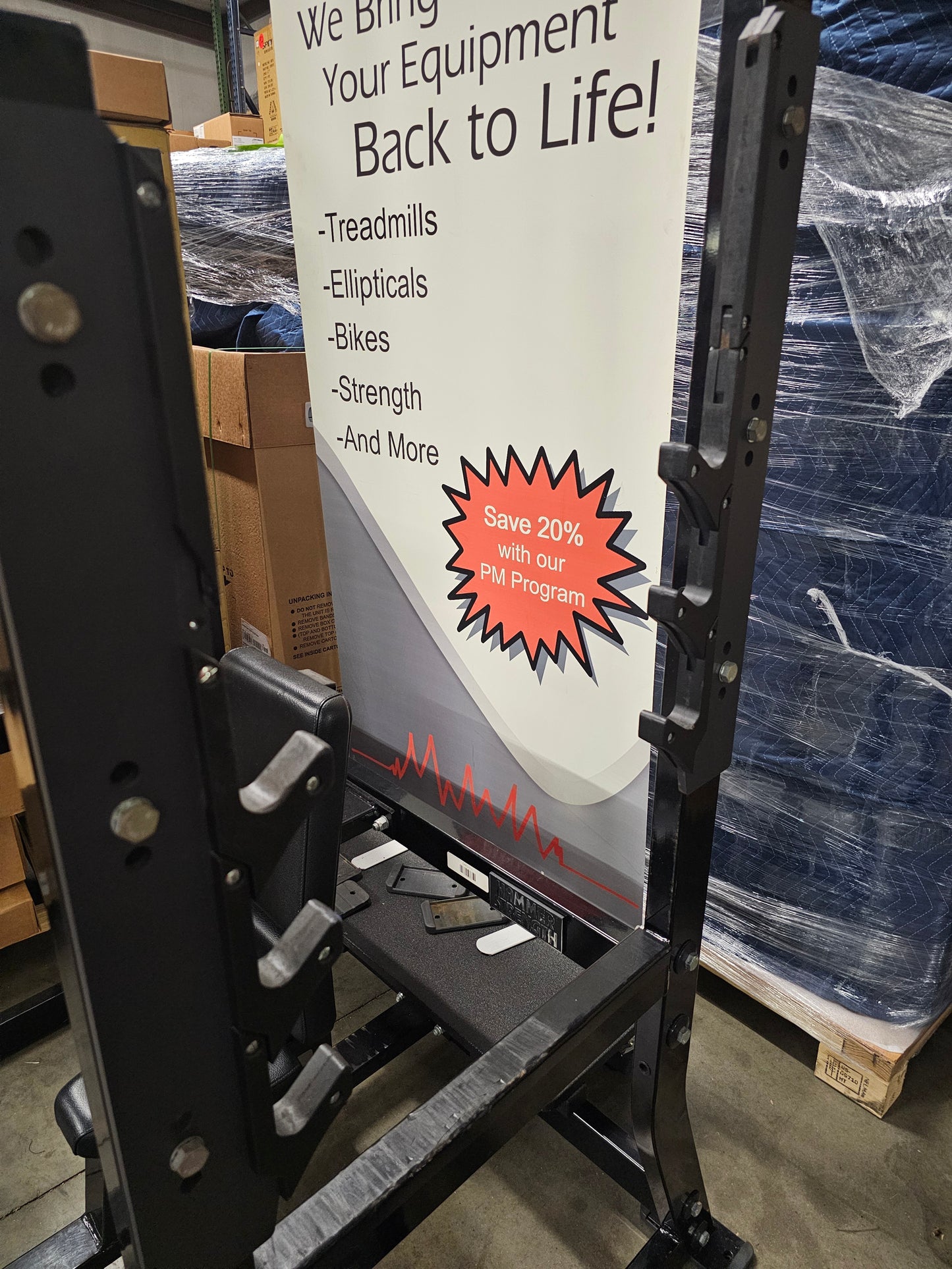 Hammer Strength Military Press Olympic Bench