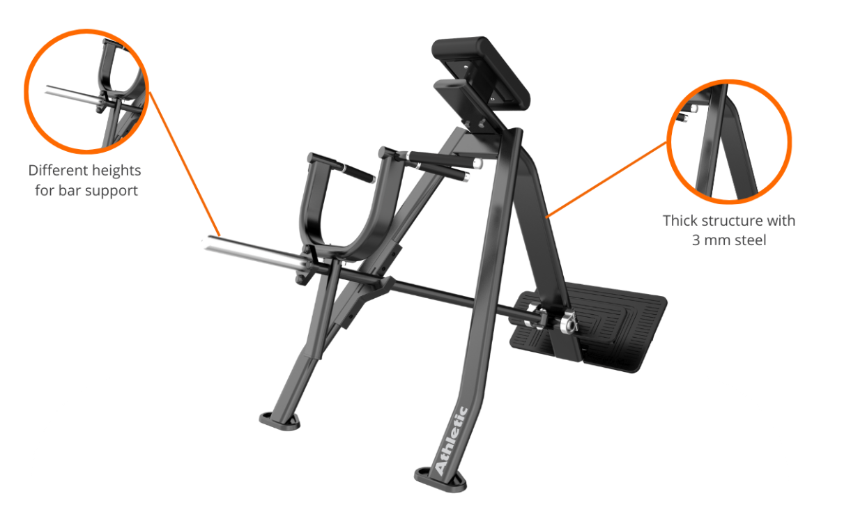 Athletic Prestige Incline Lever Row (T-Bar)