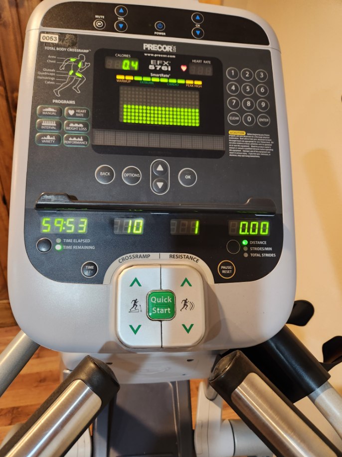 Precor discount 576i dimensions